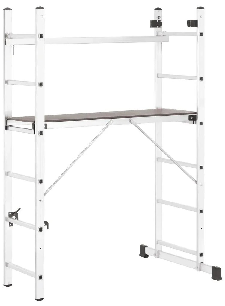 Drabina wielofunkcyjna / Rusztowanie 2x7 z podestem 188 cm MOTIVE