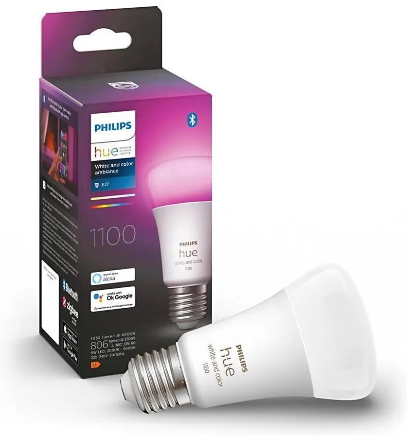 Ściemnialna żarówka LED Philips Hue WACA A60 E27/9W/230V 2000-6500K