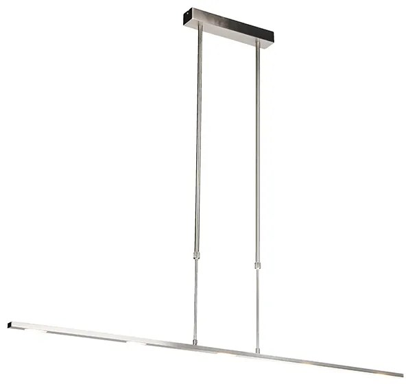 Nowoczesna lampa wisząca stalowa z wbudowanym LED regulowanym - Bold Nowoczesny Oswietlenie wewnetrzne