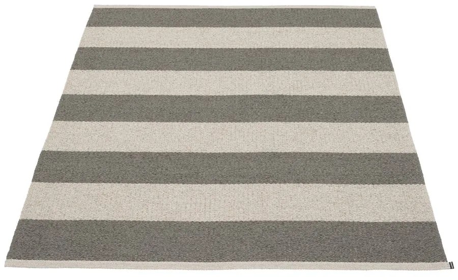 Antracytowo-kremowy dywan odpowiedni na zewnątrz 140x180 cm Bob Charcoal Linen – Pappelina