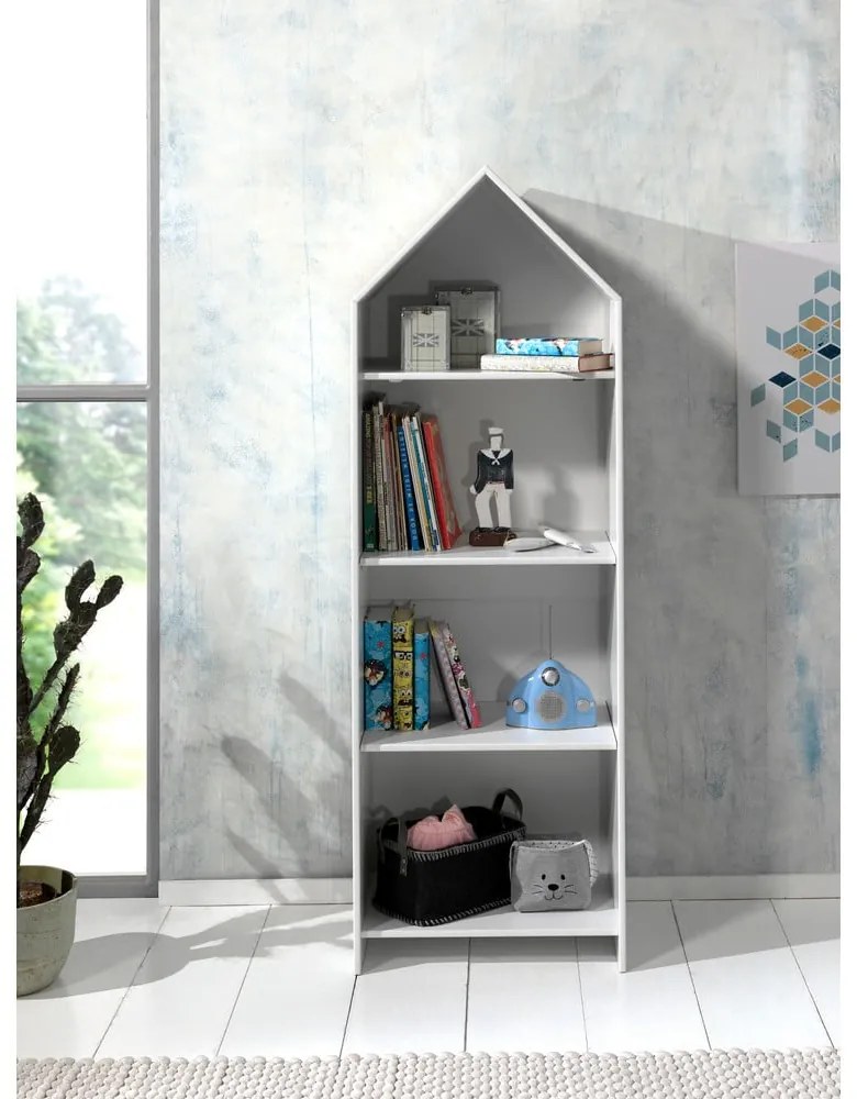 Biało-zielona szafa dziecięca otwarta 115x171,5 cm CASAMI BRUGES – Vipack