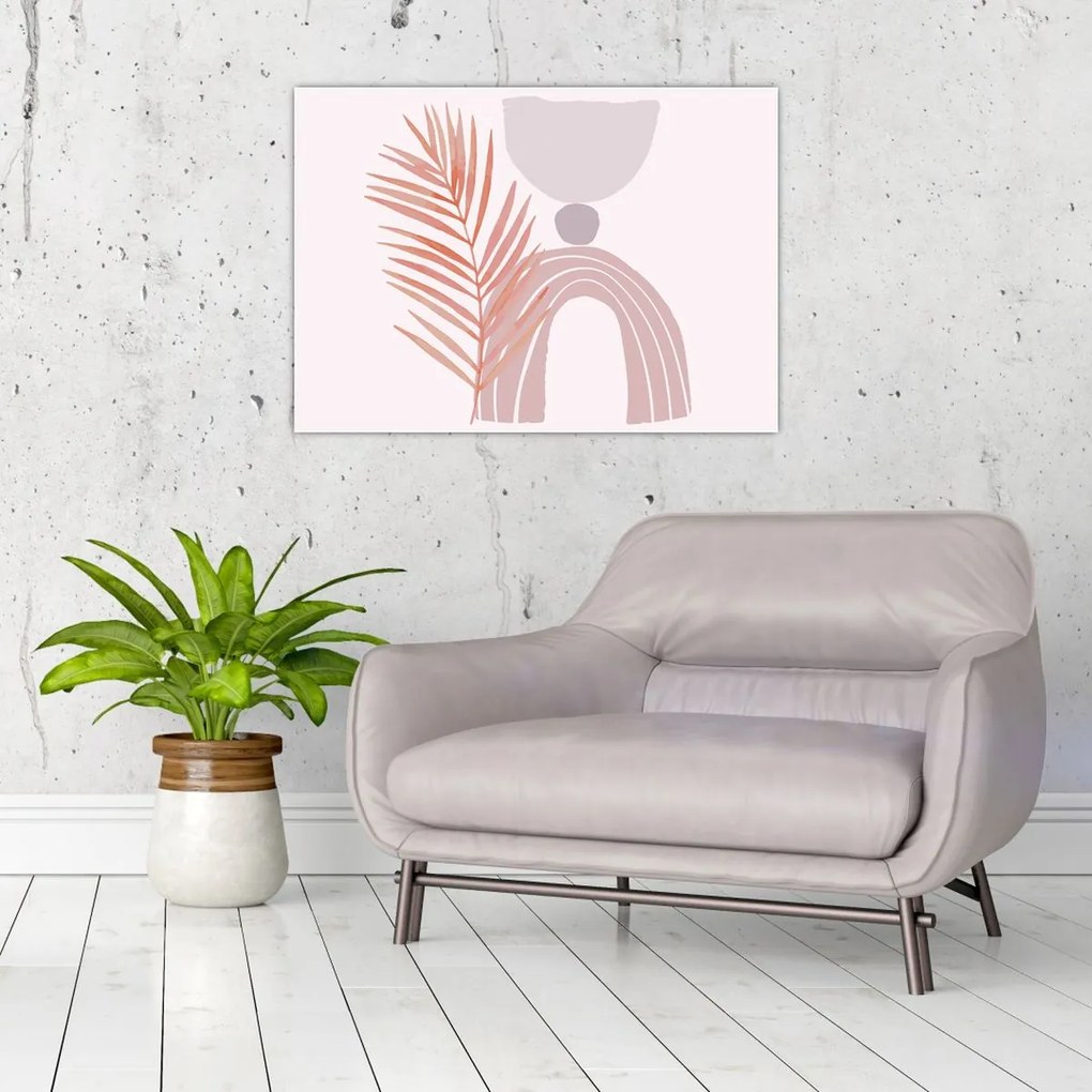 Obraz - Fioletowy minimalizm N⁰1 (70x50 cm)