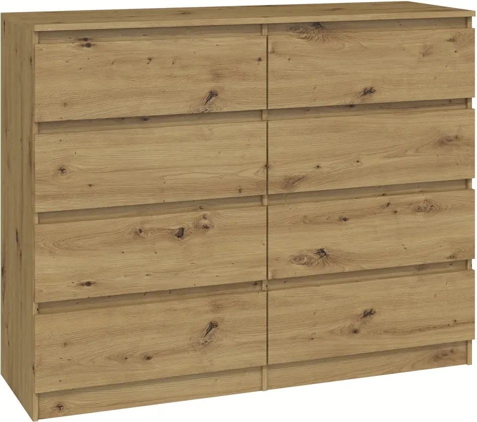 Komoda na ubrania dąb artisan 120 W6-W13