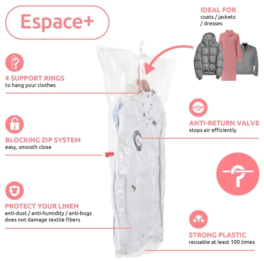 Worki próżniowe zestaw 2 szt. Espace L – Compactor