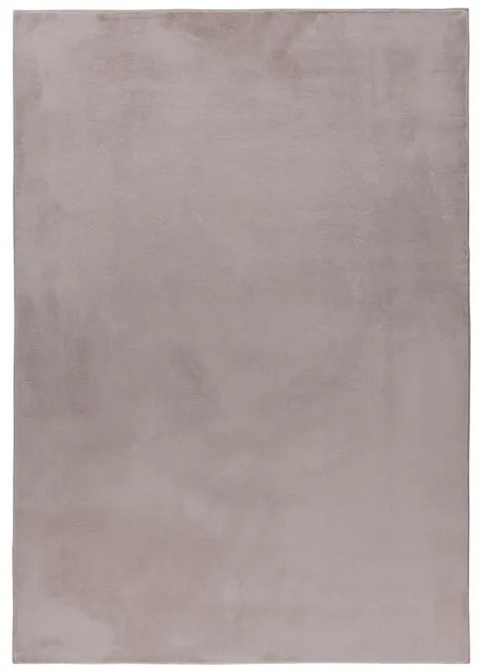 Dywan pluszowy Pouffy beżowy 140 cm x 200 cm
