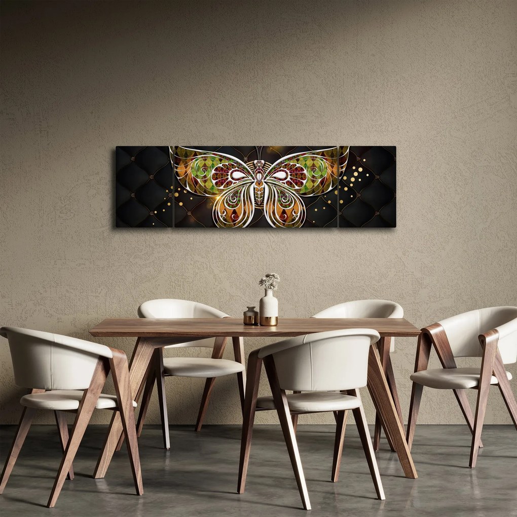Obraz - Magiczny motyl (170x50 cm)