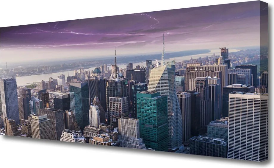 Obraz canvas Panorama Nowoczesnej Metropolii
