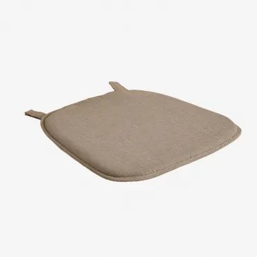 Poduszka Na Stołek Z Tkaniny Zole Tkanina W Kolorze Mokki W Kolorze Brązowym - Sklum