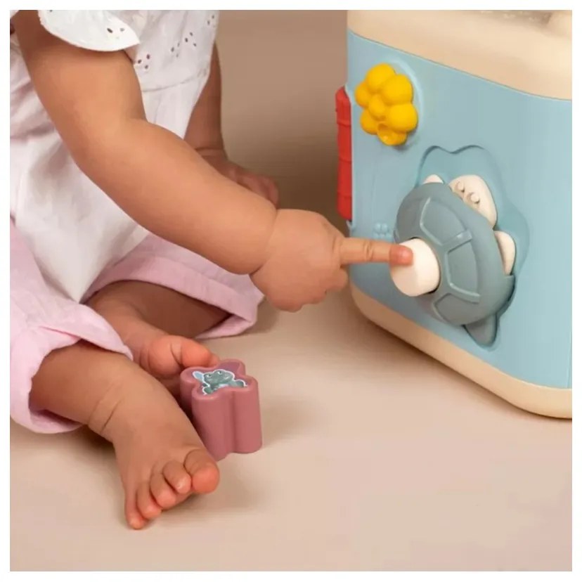 Smoby little sensoryczna kostka aktywności dla dzieci sorter labirynt 13w1