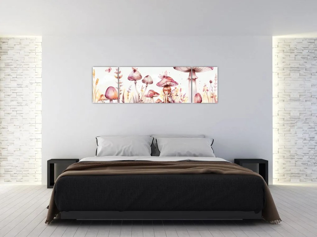 Obraz - Różowa wróżka (170x50 cm)