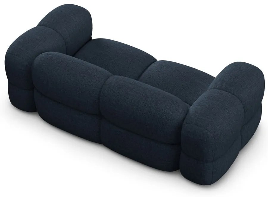 Ciemnoniebieska sofa 210 cm Loretto – Cosmopolitan Design