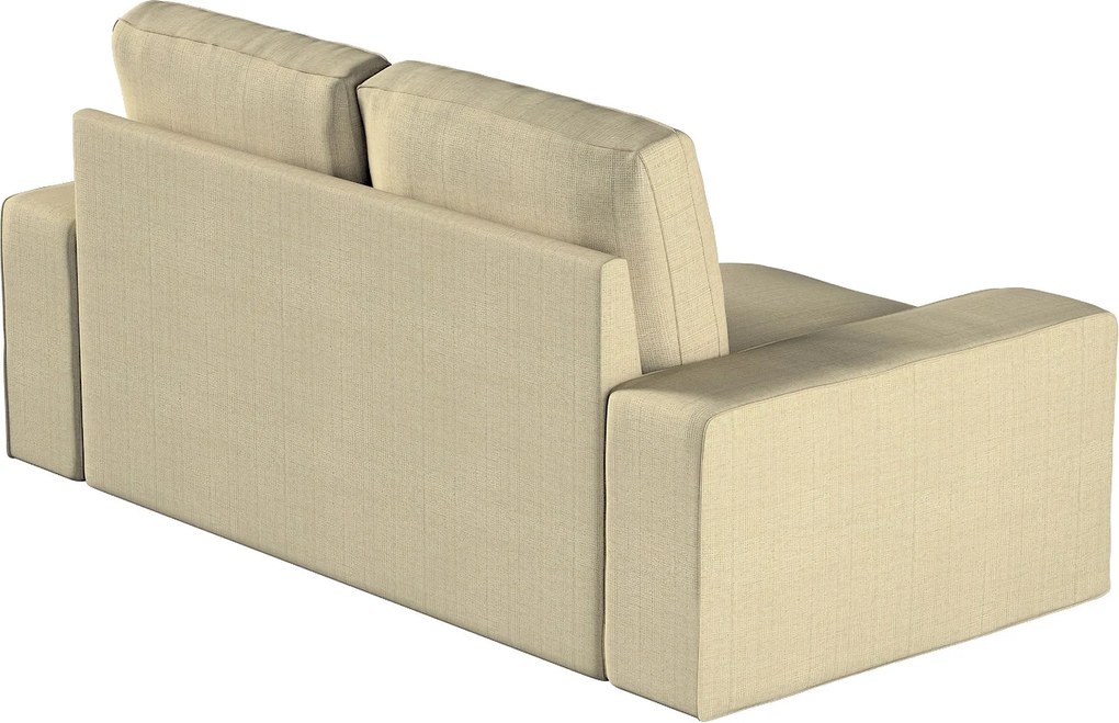 Pokrowiec na sofę Kivik 2-osobową, nierozkładaną kolor beżowy tkanina strukturalna