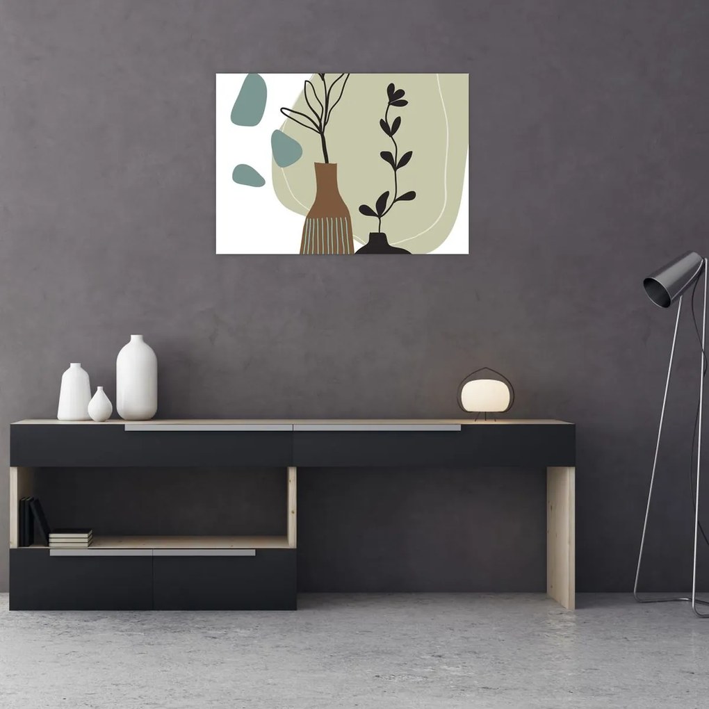 Obraz - Kwiaty w wazonie N⁰2 (70x50 cm)
