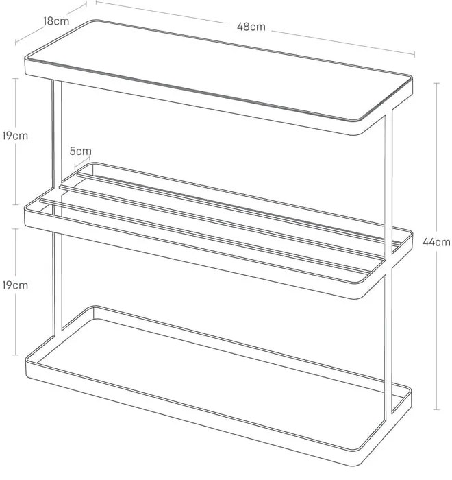 Stolik 18x48 cm Frame – YAMAZAKI