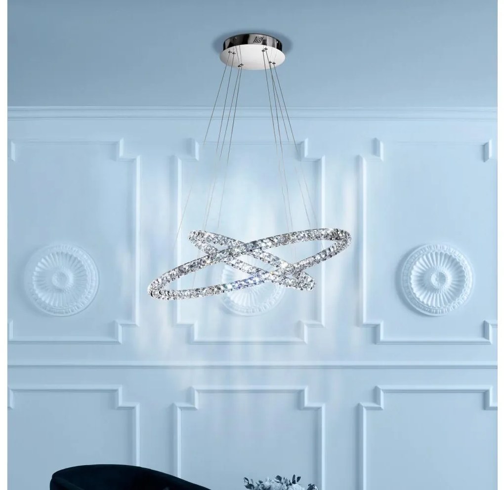 Eglo 93946 - LED Żyrandol na lince TONERIA LED/56,1W/230V