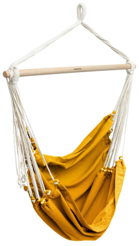 Fotel wiszący z bawełnianym siedziskiem, 150 x 135 cm, CUENCA