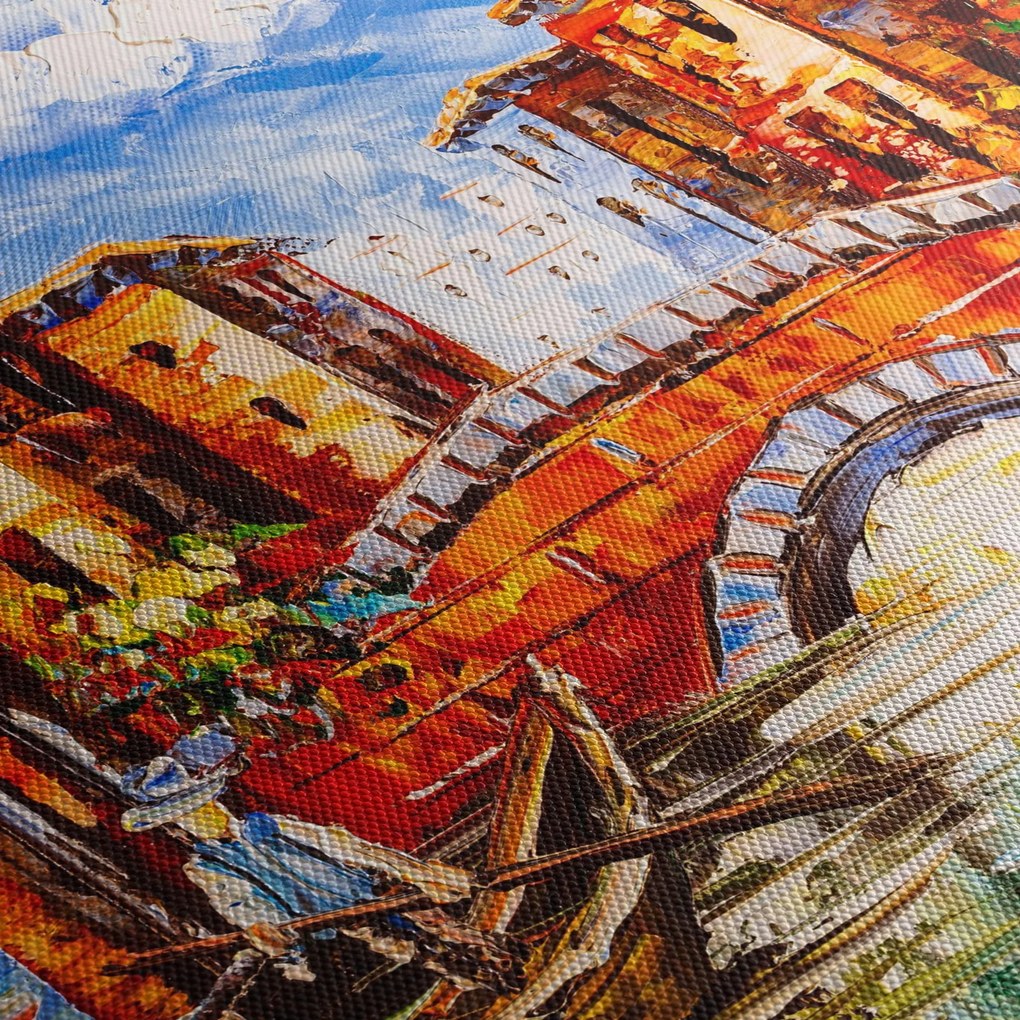 Obraz - Obraz olejny przedstawiający miasto III. (70x50 cm)