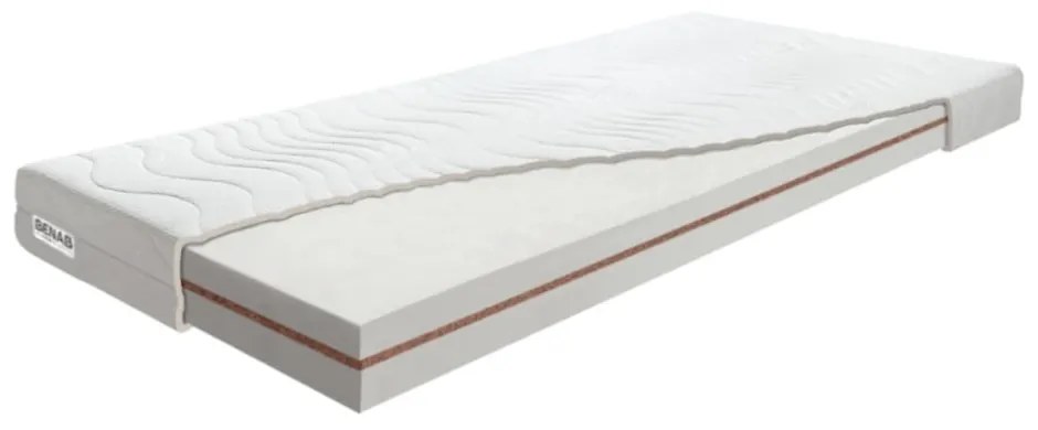Twardy/średnio twardy piankowo-lateksowy materac dziecięcy dwustronny termoregulacyjny 60x120 cm Magic Night – BENAB