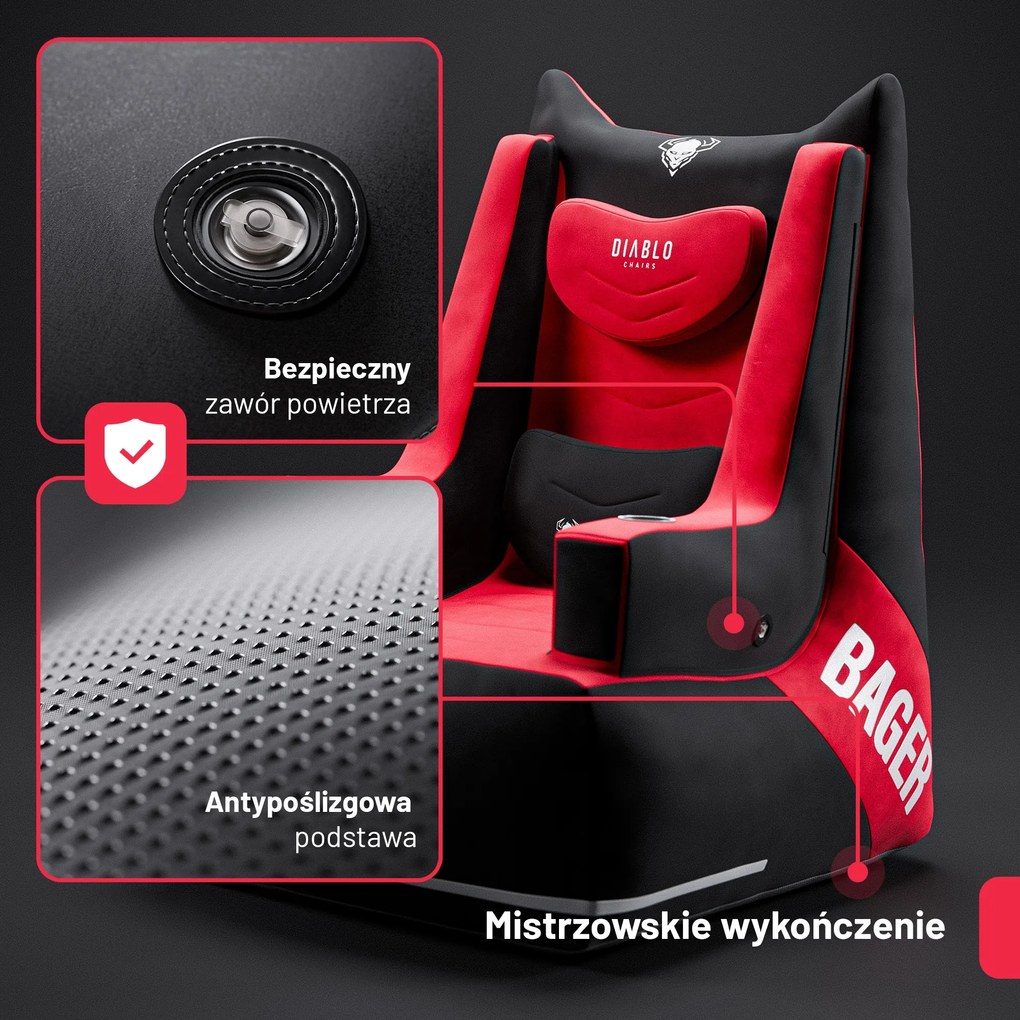 BAGER fotel gamingowy