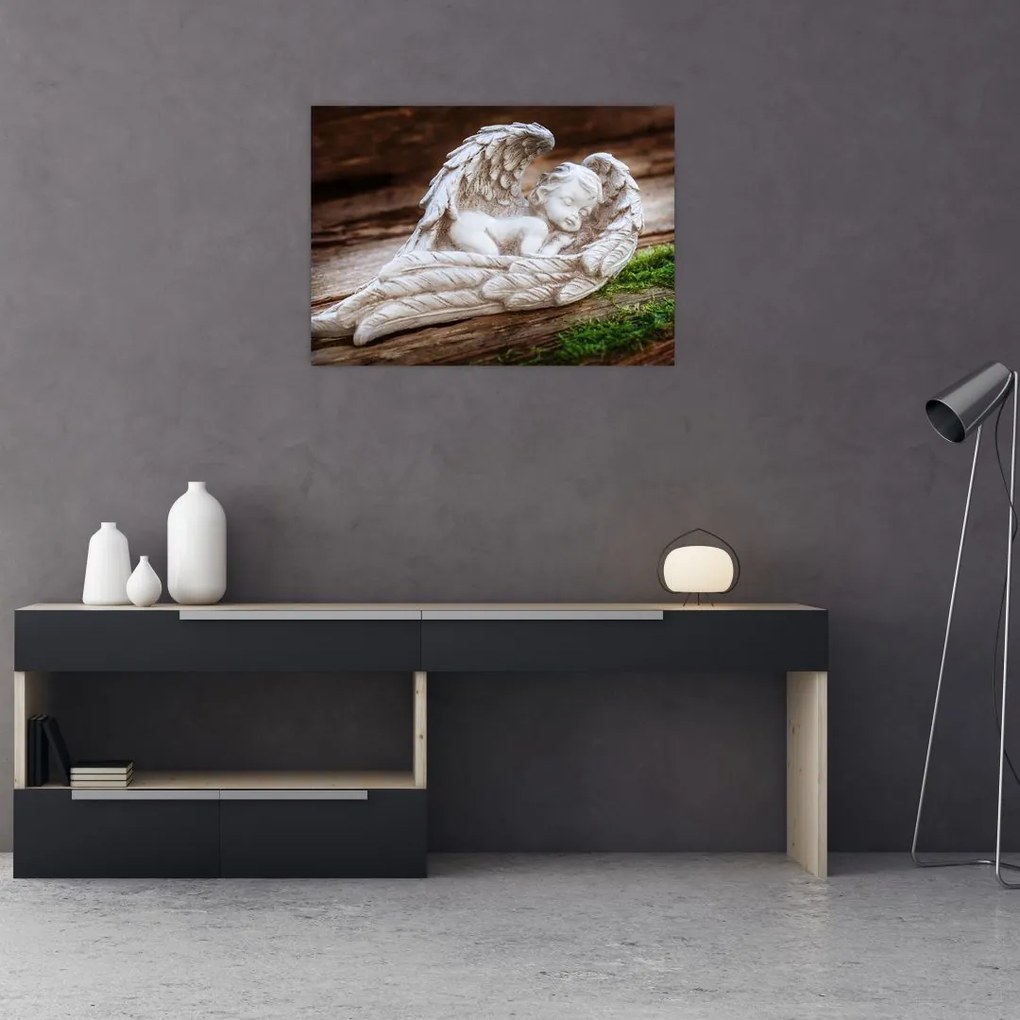 Obraz - Śpiący anioł (70x50 cm)