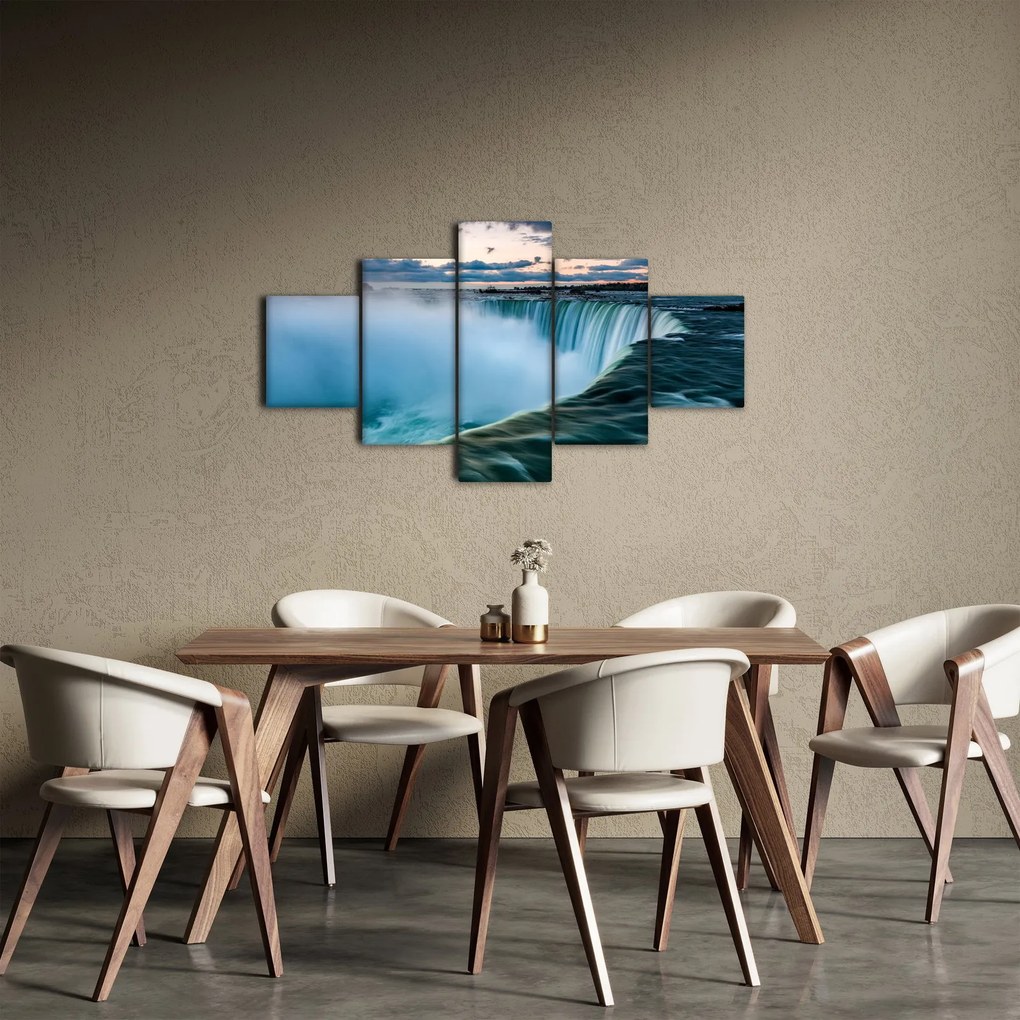 Obraz wodospadów (125x70 cm)