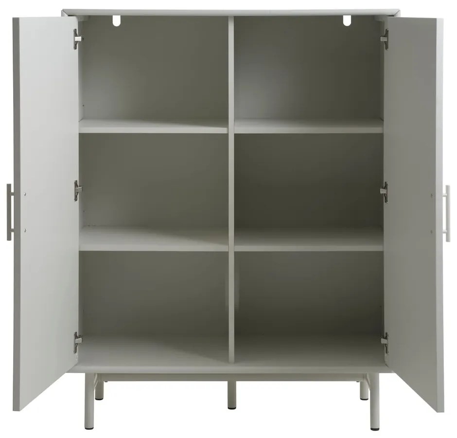 Szara szafka 100x125x40 cm Palma – Unique Furniture