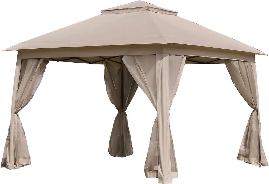 Beżowy pawilon ogrodowy P2-N10