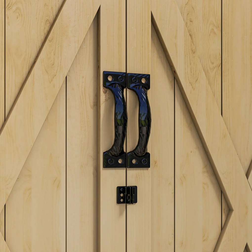 Outsunny Skrzynia na poduszki ogrodowe, odporny na warunki atmosferyczne, z dachem asfaltowym, 77,5 cm x 88 cm x 90 cm, ciemnoszary | Aosom PL