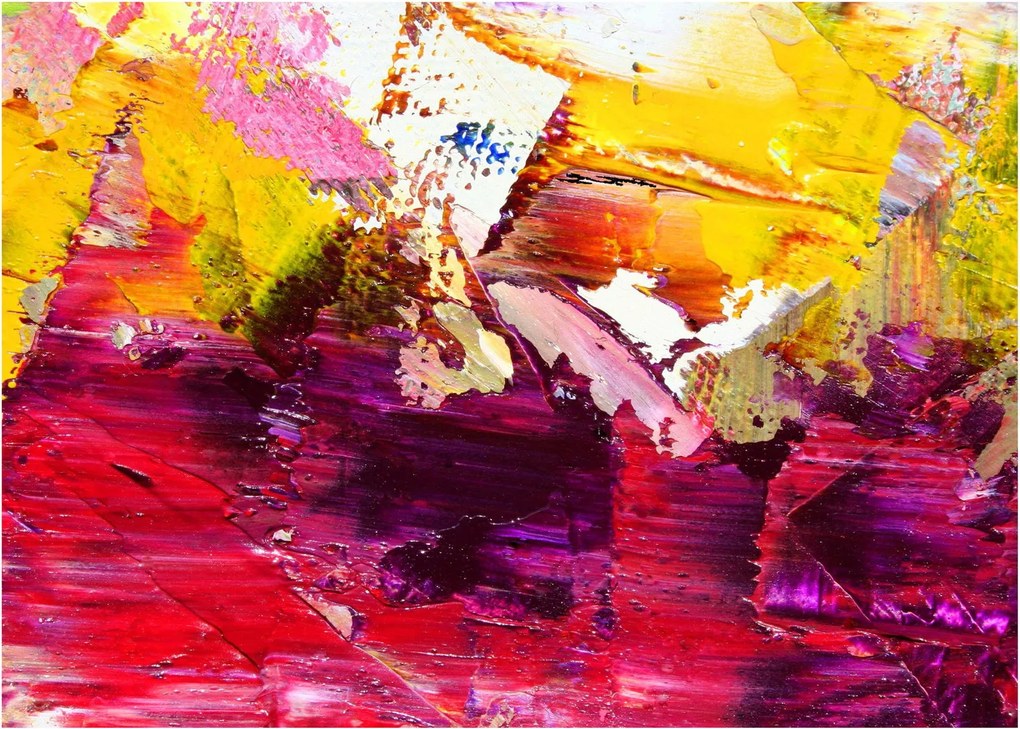 Obraz abstrakcji - malarstwo (70x50 cm)