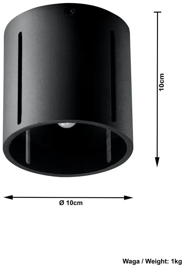 Okrągły plafon tuba LED Z5-K88