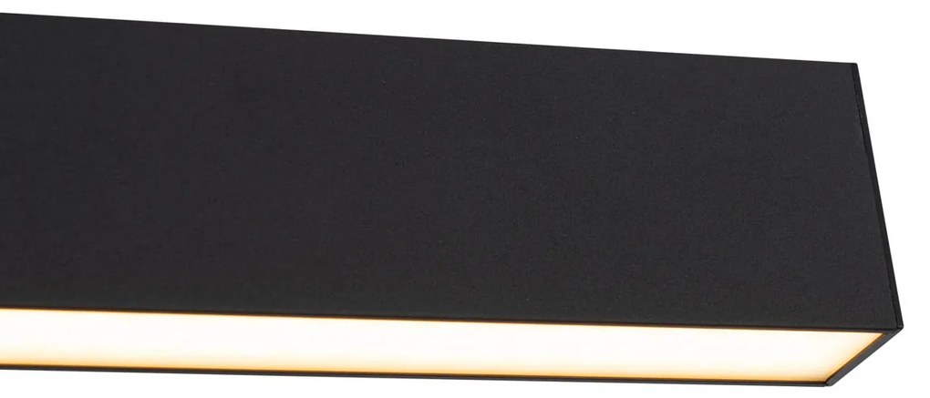 Lampa wisząca czarna zdiodą LED z3-stopniową regulacją jasności 2700–4000K zprzełącznikiem DIP – Keane Nowoczesny Oswietlenie wewnetrzne