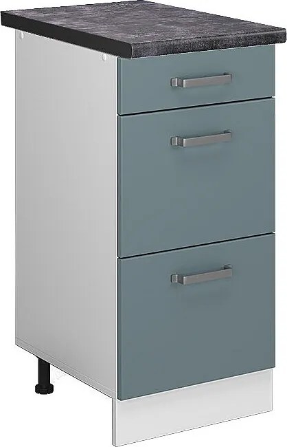 Szafka dolna do kuchni niebiesko-szary 40x60x81.6 r-line