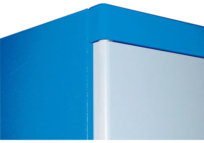 Szafa warsztatowa na narzędzia wąska GD, 4 półki, spawana, nośność 50 kg, 780 x 380 x 1920 mm