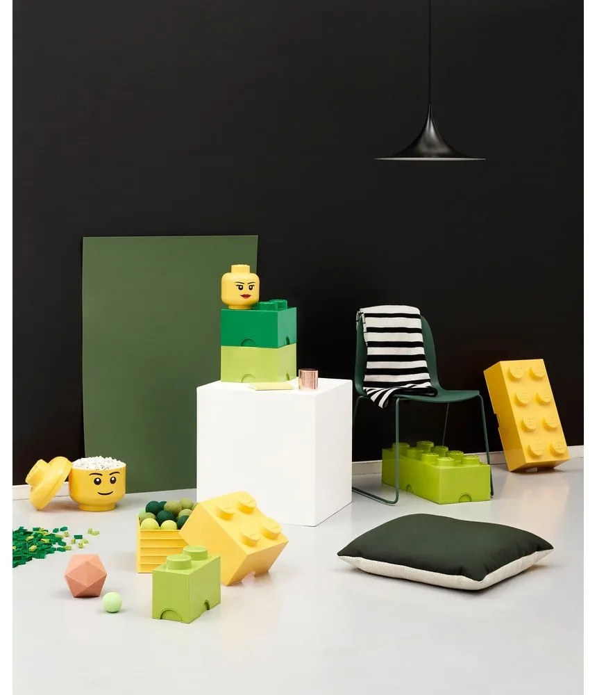 Zielony pojemnik podwójny LEGO®