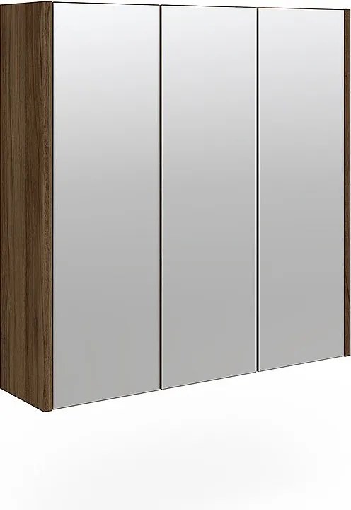 Szafka z lustrem w łazience antracyt wysoki połysk 67.4x17x68 majest