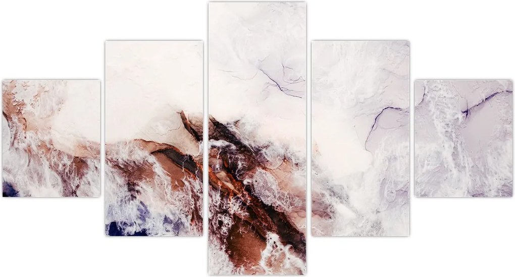 Obraz - Fioletowy marmur N⁰1 (125x70 cm)
