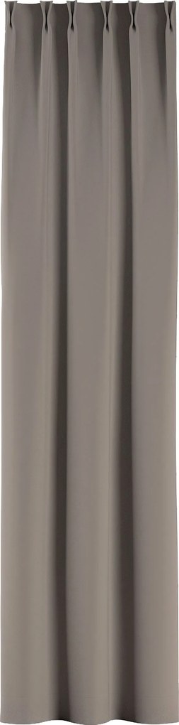 Zasłona na haczykach flex podwójnych kolor beżowy tkanina zaciemniająca