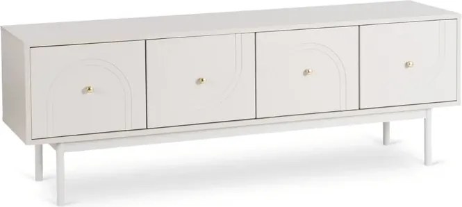 Szafka RTV do Salonu Czterodrzwiowa MARLEN 155 cm Kaszmir Glamour