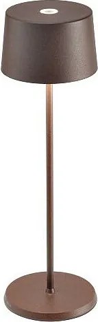 Lampa stołowa LED Olivia Pro Corten, akumulatorowa i ściemnialna