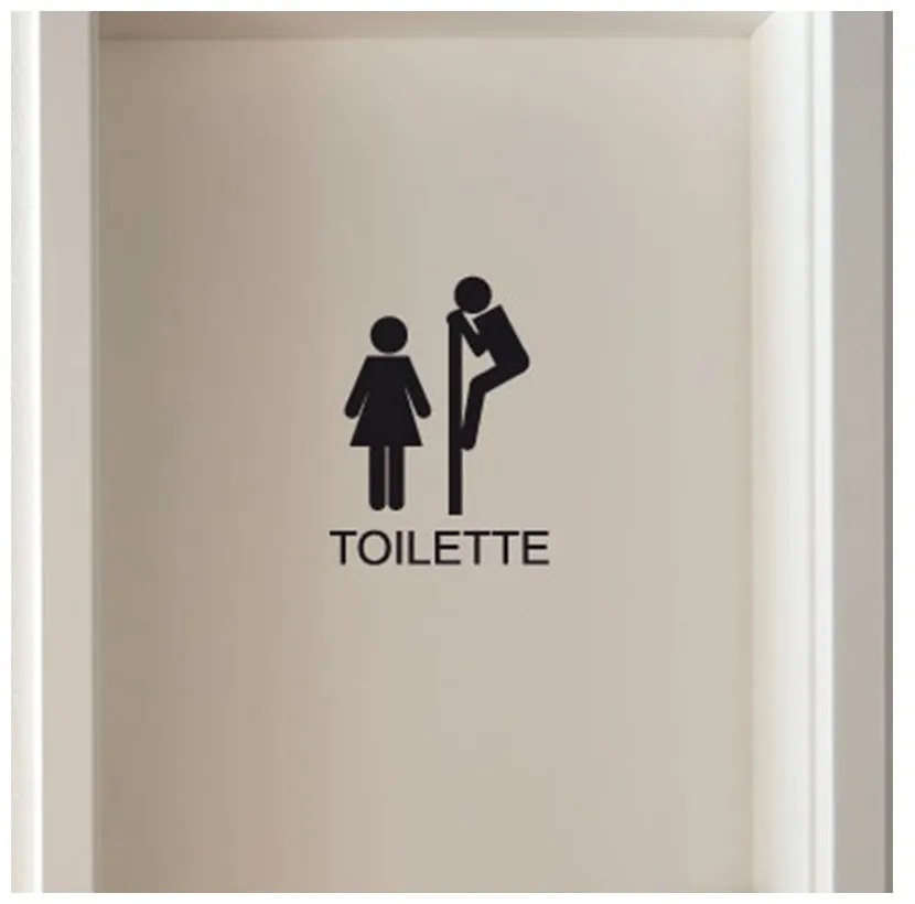 Naklejka Fanastick Toilettes Funny