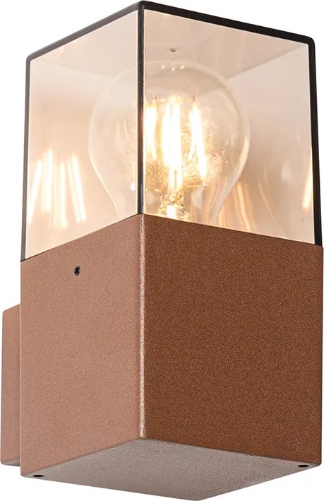 Inteligentna lampa ścienna zewnętrzna w kolorze rdzawo-brązowym IP44 z Wi-Fi P45 - Denmark
