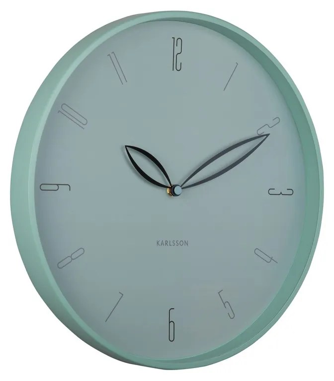Karlsson 6012BL designerski zegar ściennyniebieski, średnica 40 cm