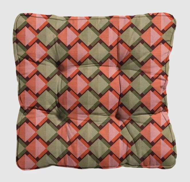 Poduszka na krzesło CUSHIO 50x50 cm - różne warianty Kolor: Kolorowy