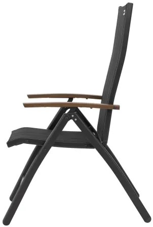 EXPERT WOOD Plus - aluminiowy fotel ogrodowy z funkcją rozkładania