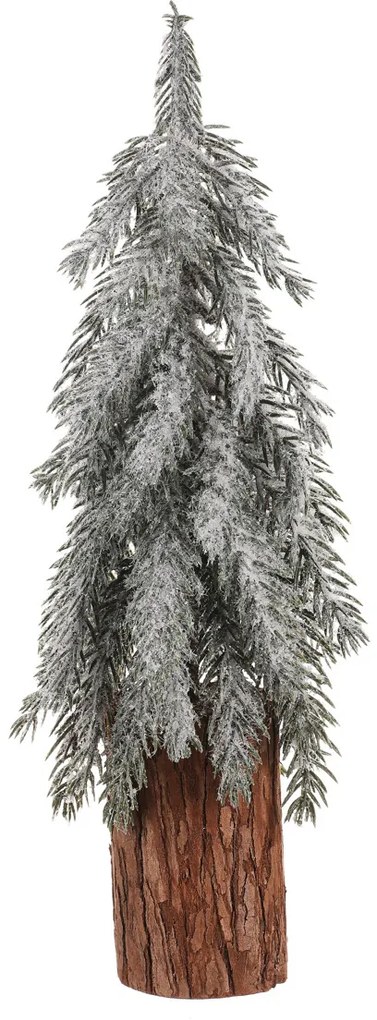 Dekoracja świąteczna Świerk na pniu, ośnieżony, 44 cm, 44 cm