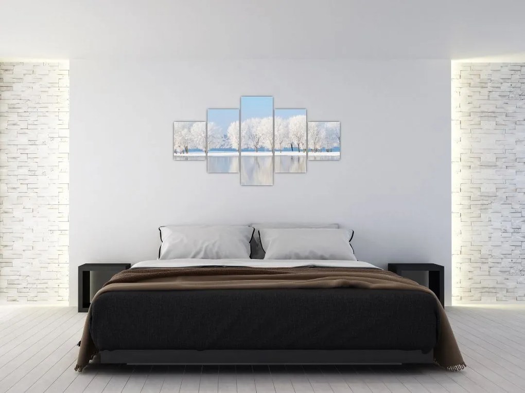 Obraz zimowego krajobrazu (125x70 cm)