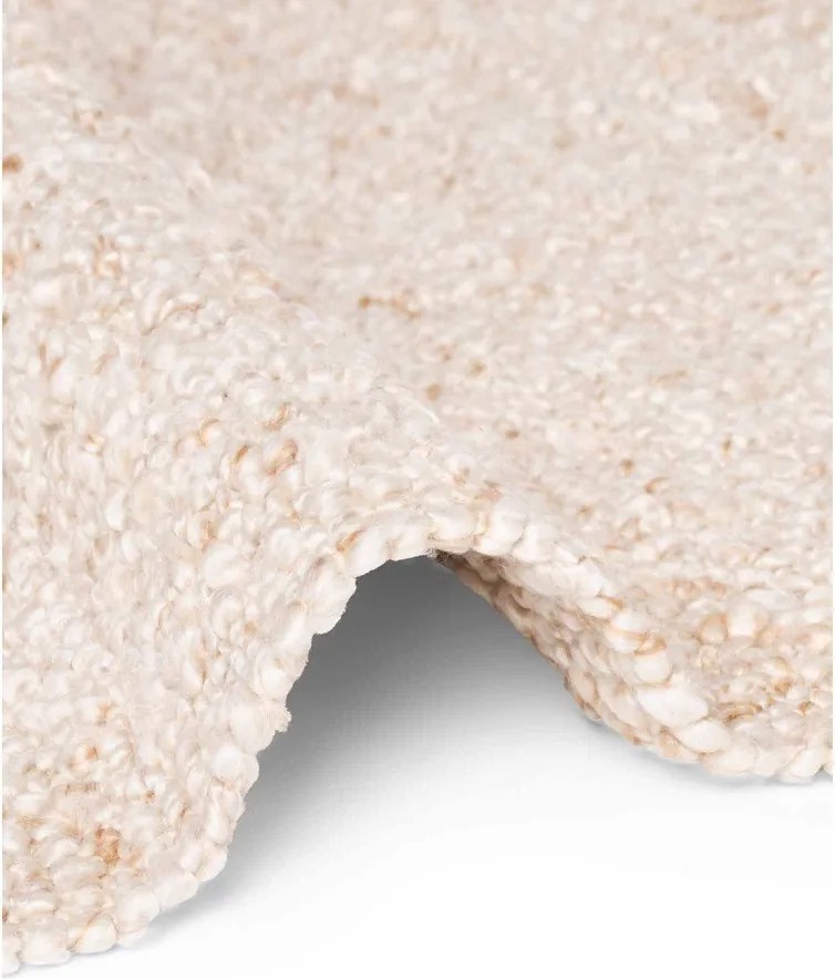 Kremowy dywan z materiału bouclé tkany ręcznie 120x170 cm Notting Hill Portobello – Ted Baker