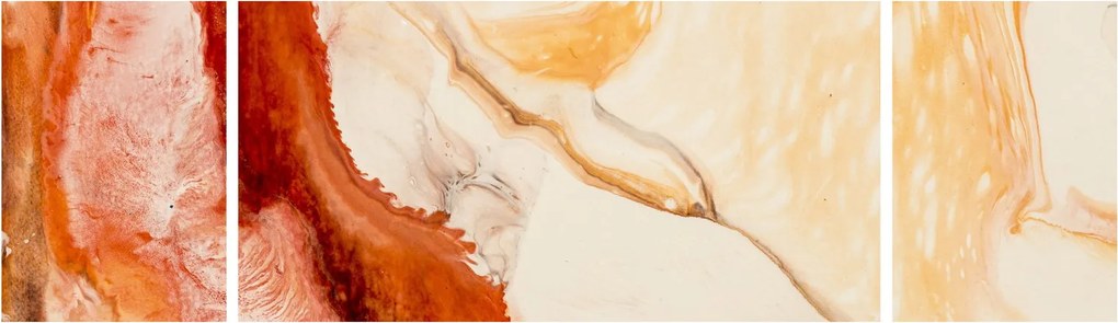 Obraz - Malarstwo abstrakcyjne (170x50 cm)