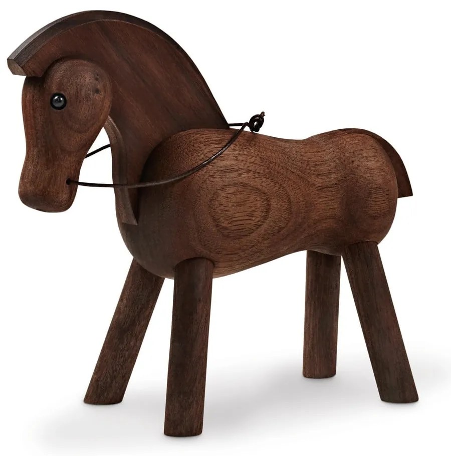 Figurka z litego drewna orzechowego Kay Bojesen Denmark Horse