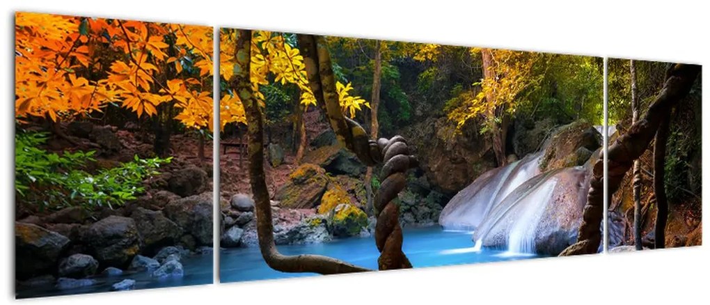Obraz - Wodospady w Azji (170x50 cm)